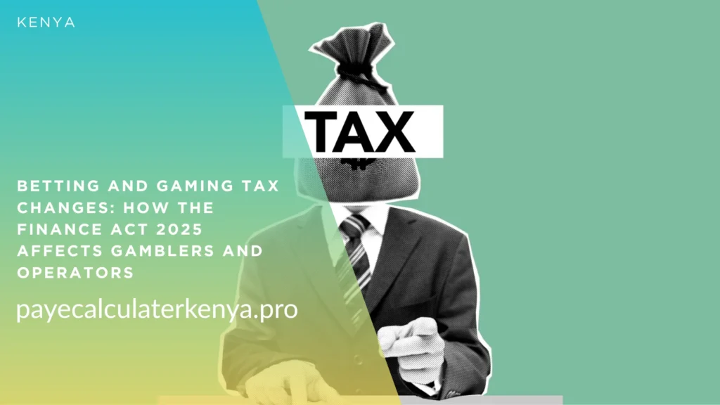 Betting Tax and gaming tax kenya